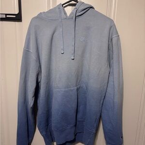 Champion Light Blue Ombre Pullover Hoodie